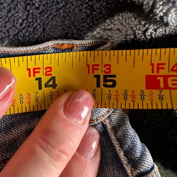 🌸 Lara Erica Embroidered Floral Wide Leg Jeans Size 6 Boho Statement - Picture 11 of 12